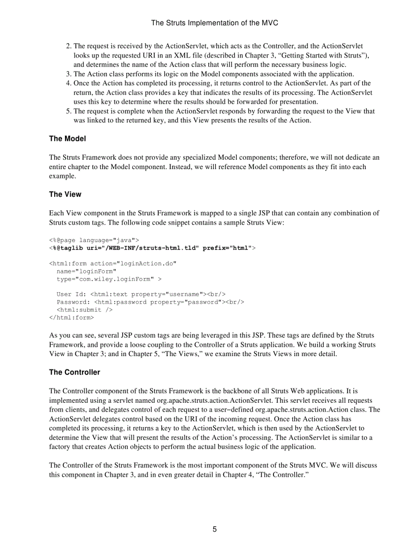 image for page Mastering jakarta struts