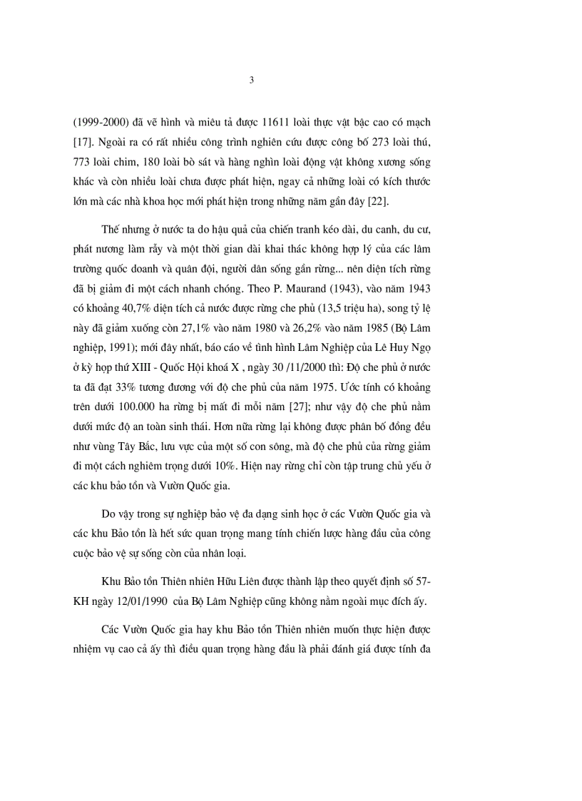 image for page Đa dạng sinh học ở khu bảo tồn Hữu Liên