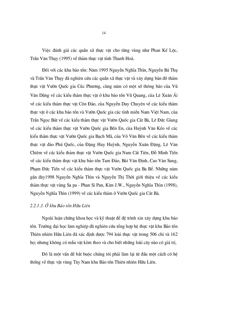 image for page Đa dạng sinh học ở khu bảo tồn Hữu Liên