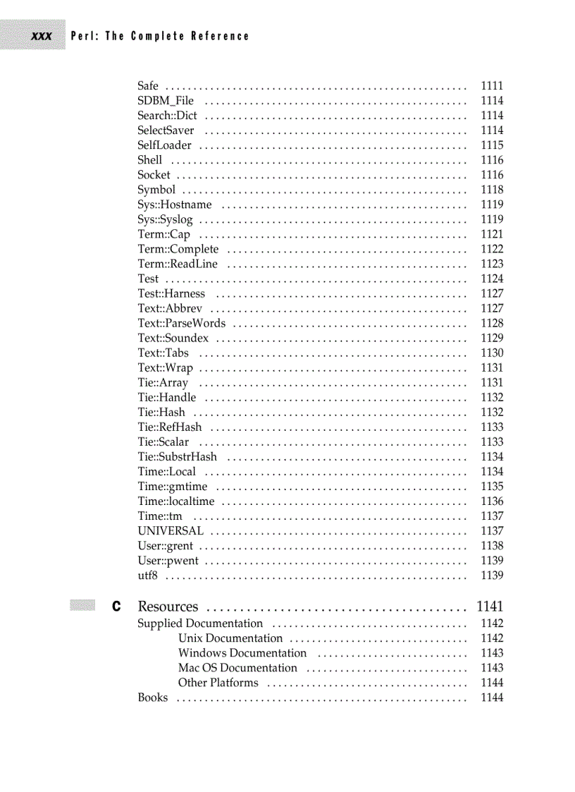 image for page The complete reference perl second edition