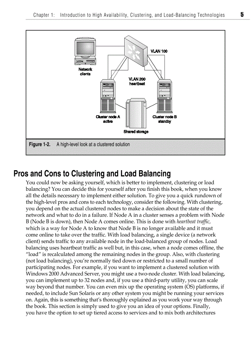 image for page Windows server 2003 Clustering and load balancing