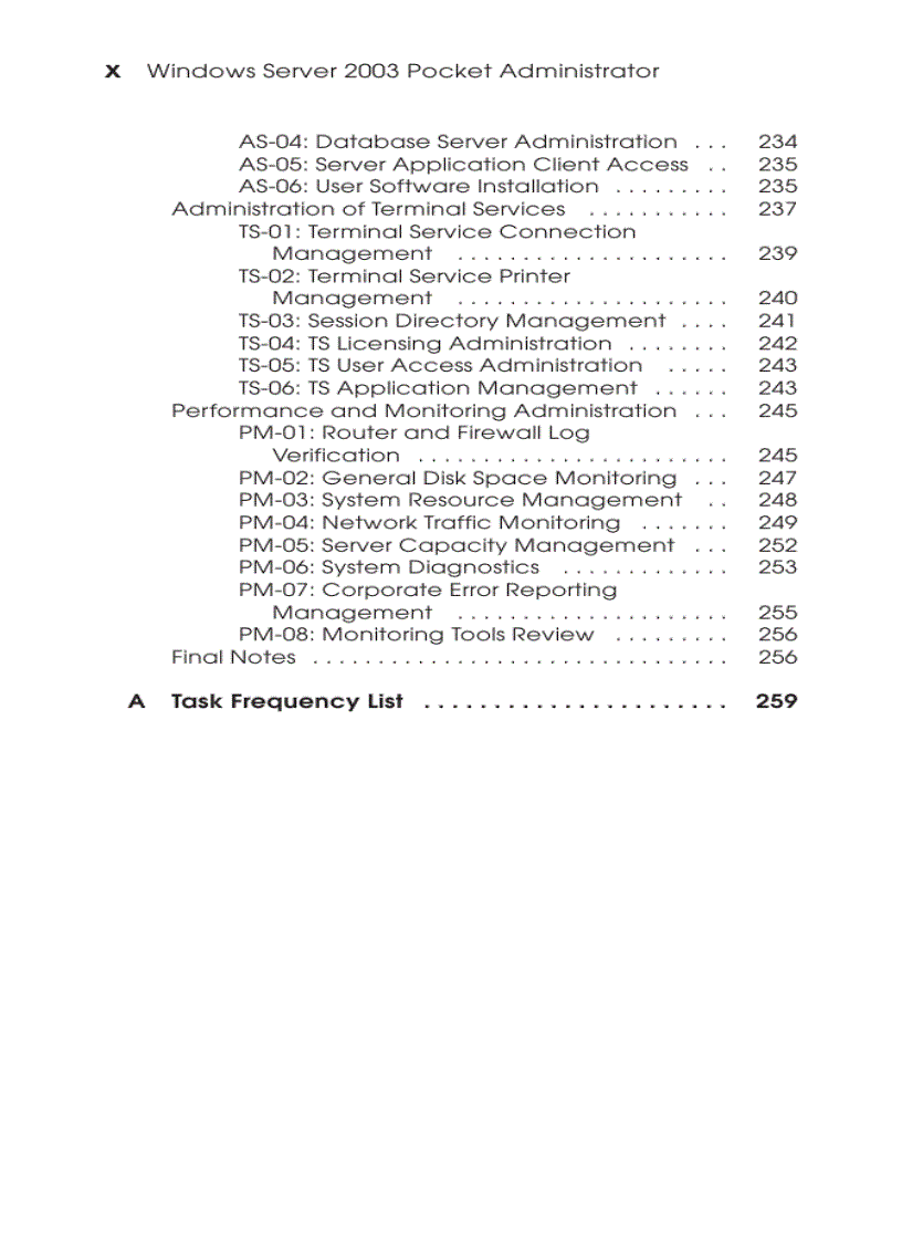 image for page Windows server 2003 pocket administrator