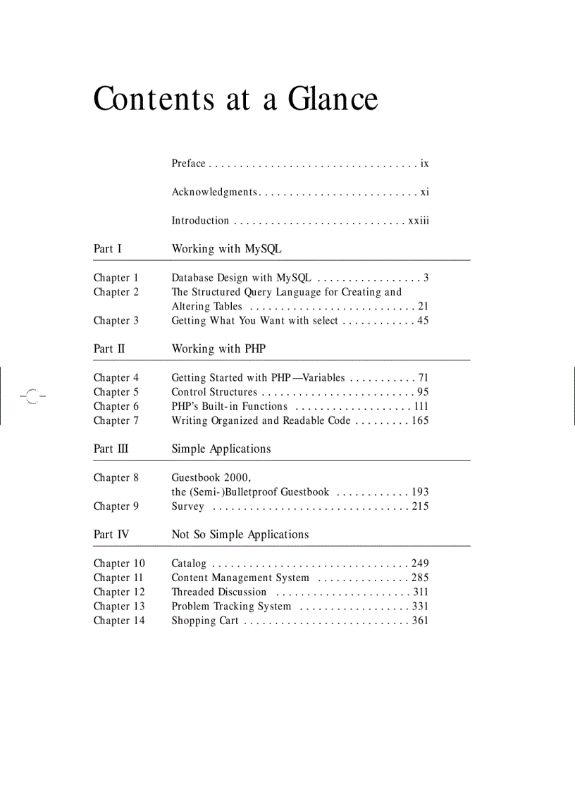 image for page Mysql and php database applications