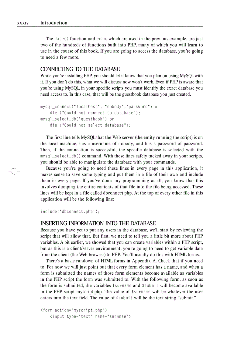 image for page Mysql and php database applications