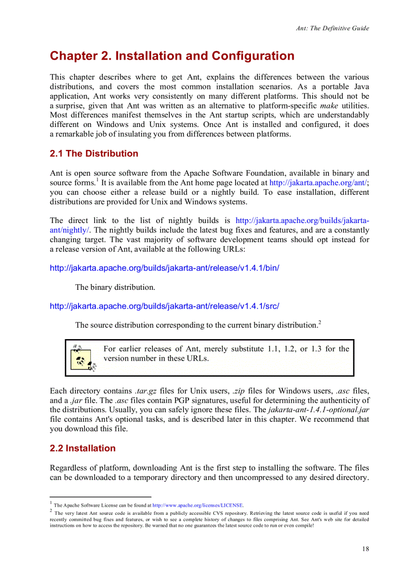 image for page Ant the definitive guide