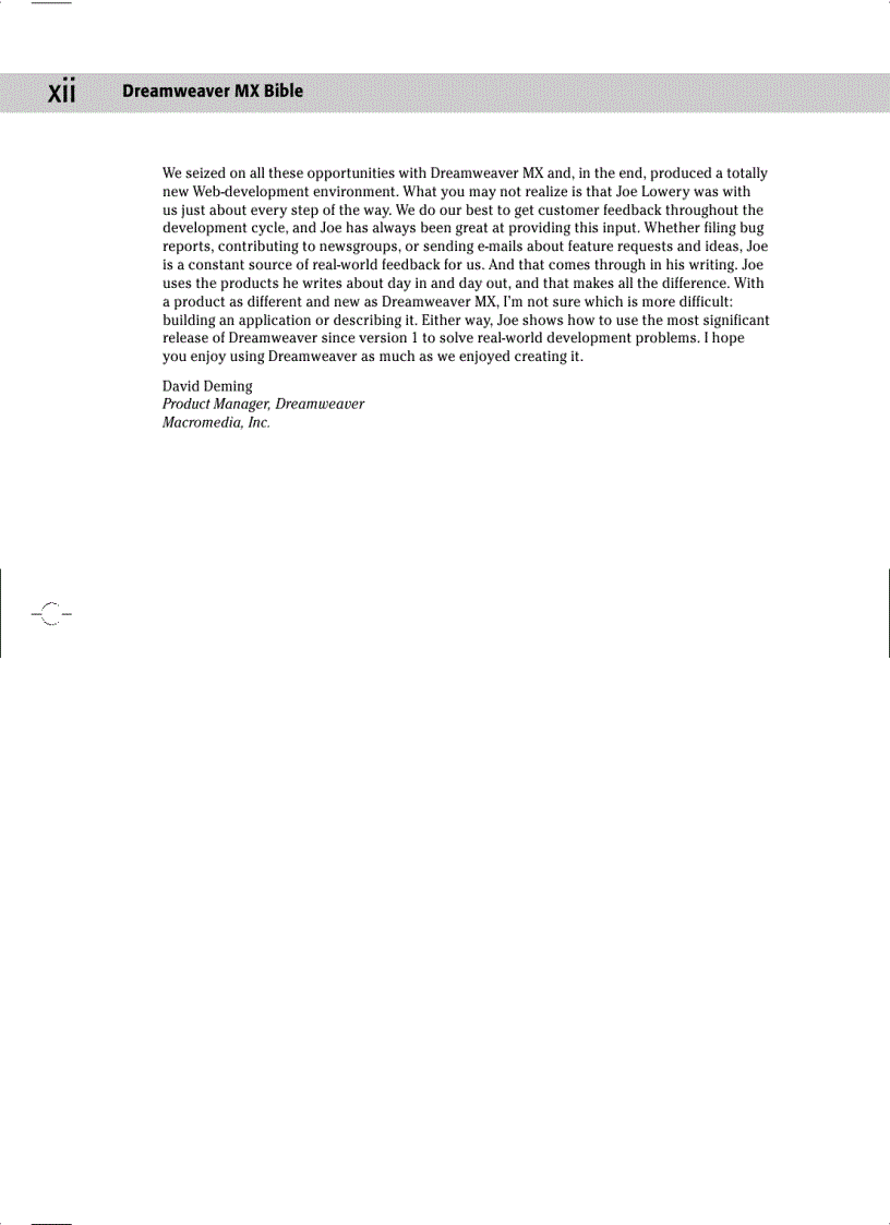 image for page Macromedia Dreamweaver MX Bible