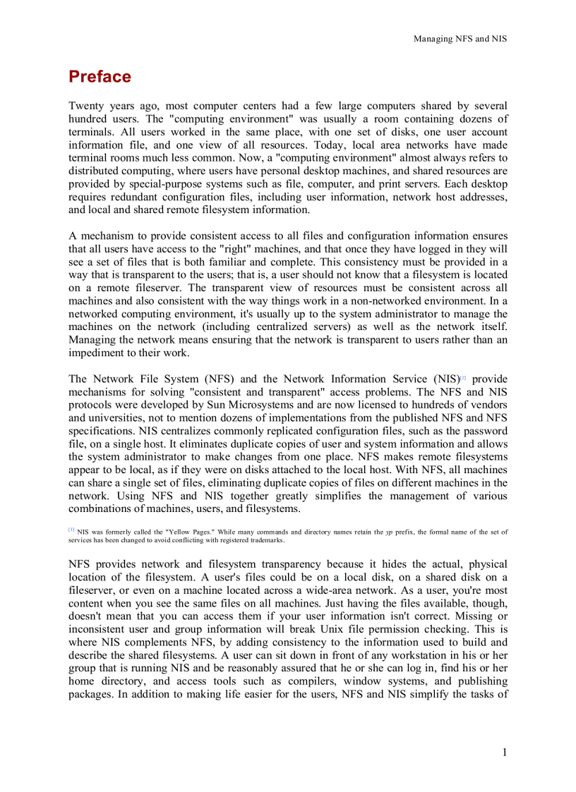 image for page Managing nfs and nis