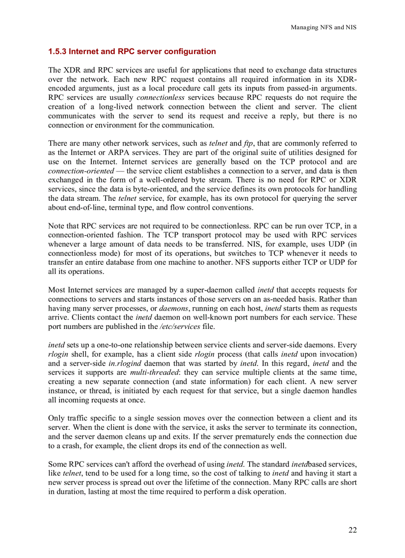 image for page Managing nfs and nis