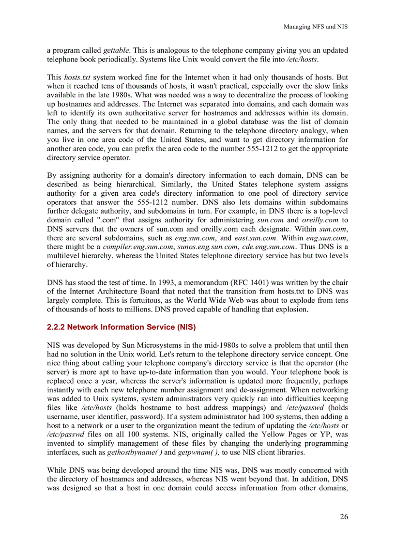image for page Managing nfs and nis