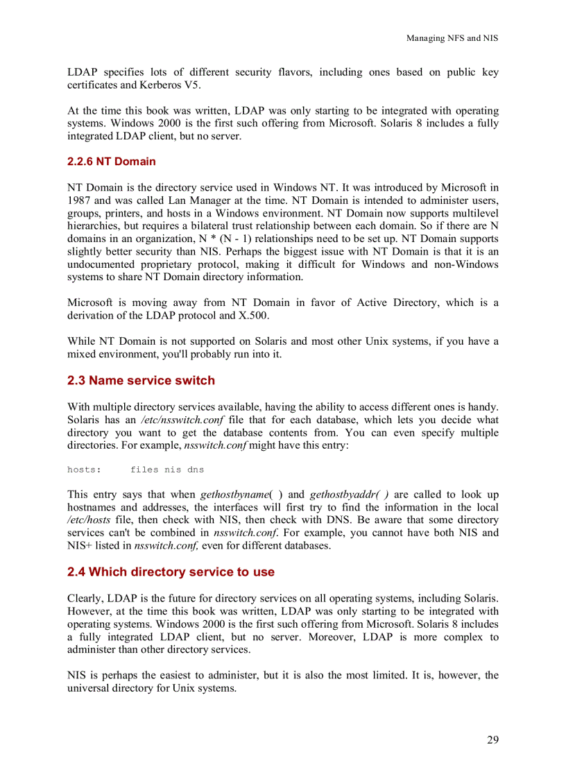 image for page Managing nfs and nis