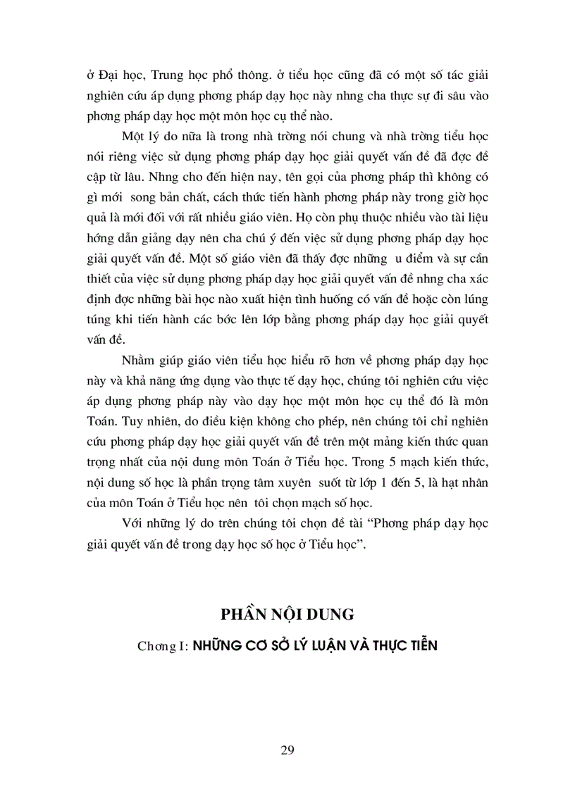 image for page Toán 5 Phương pháp dạy học giải quyết vấn đề trong dạy học số học ở tiểu học