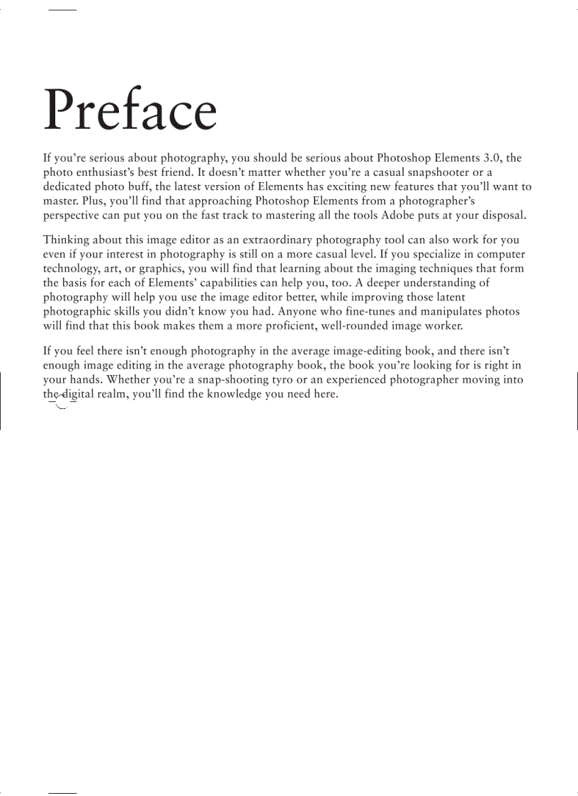 image for page Adobe photoshop elements 3 0 photographers guide