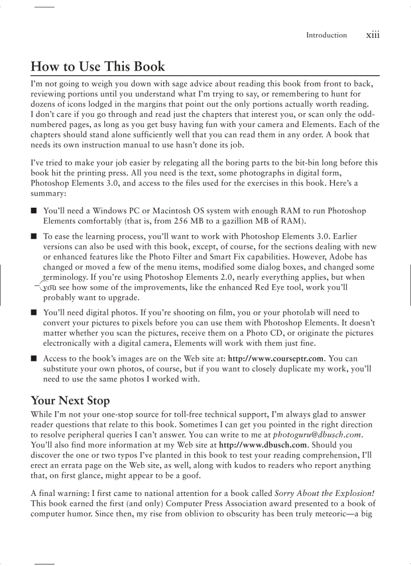 image for page Adobe photoshop elements 3 0 photographers guide