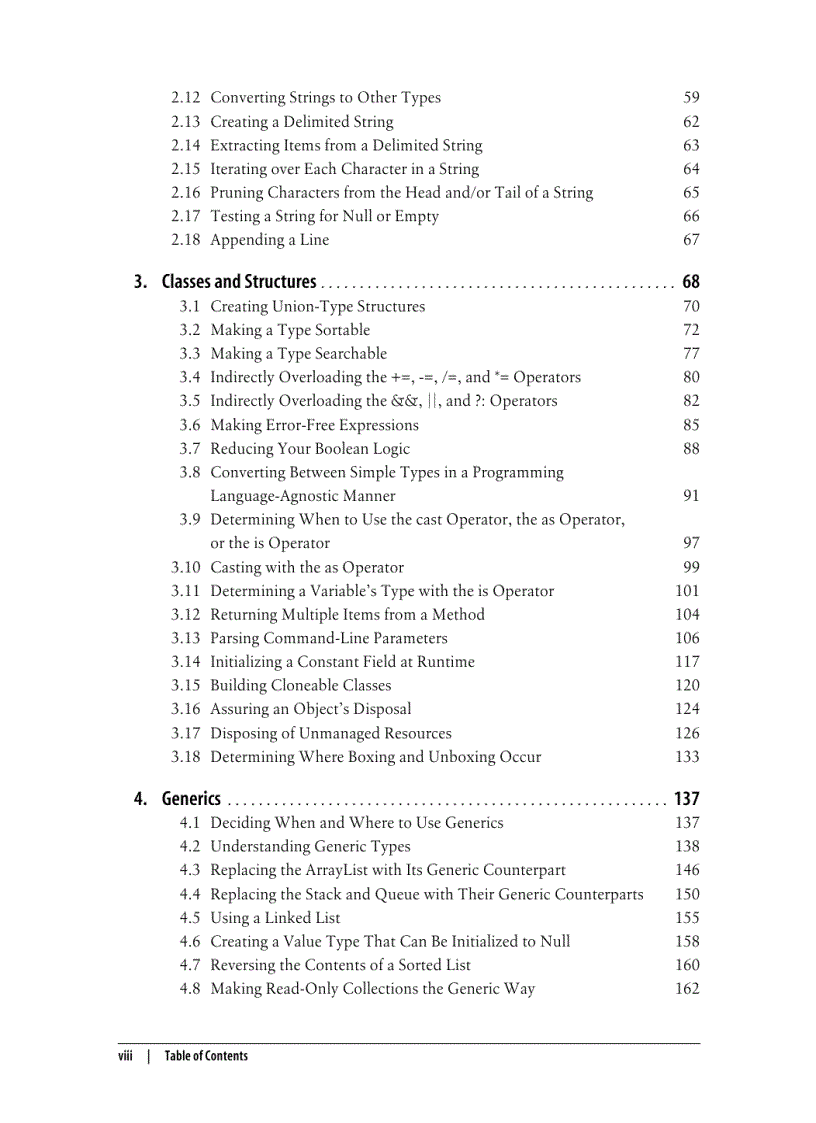 image for page C sharp 3 0 Cookbook