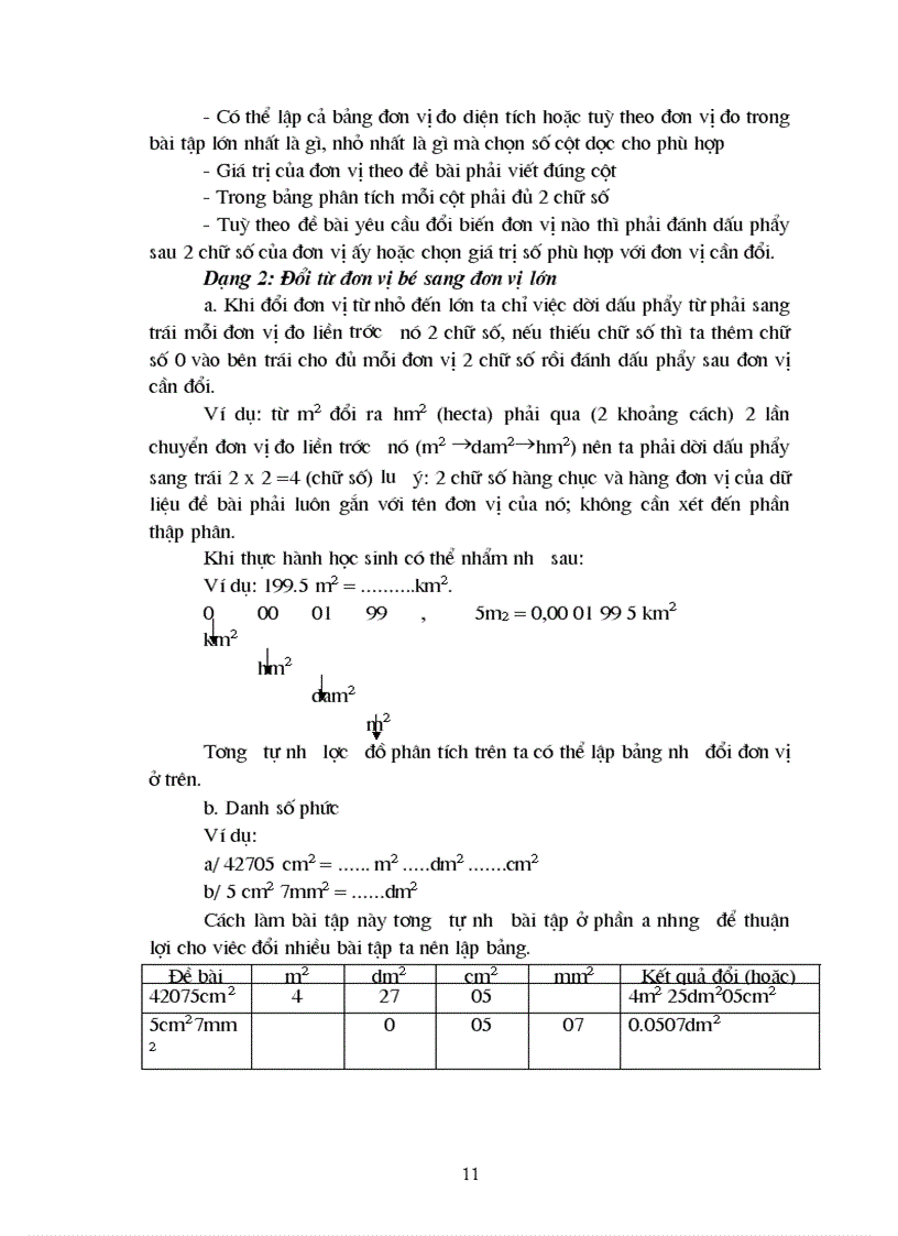 image for page Đề tài Rèn kỹ năng đổi đơn vị đo lường cho học sinh lớp 5
