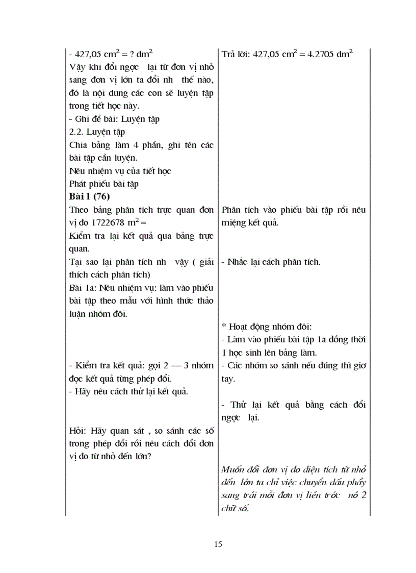 image for page Đề tài Rèn kỹ năng đổi đơn vị đo lường cho học sinh lớp 5