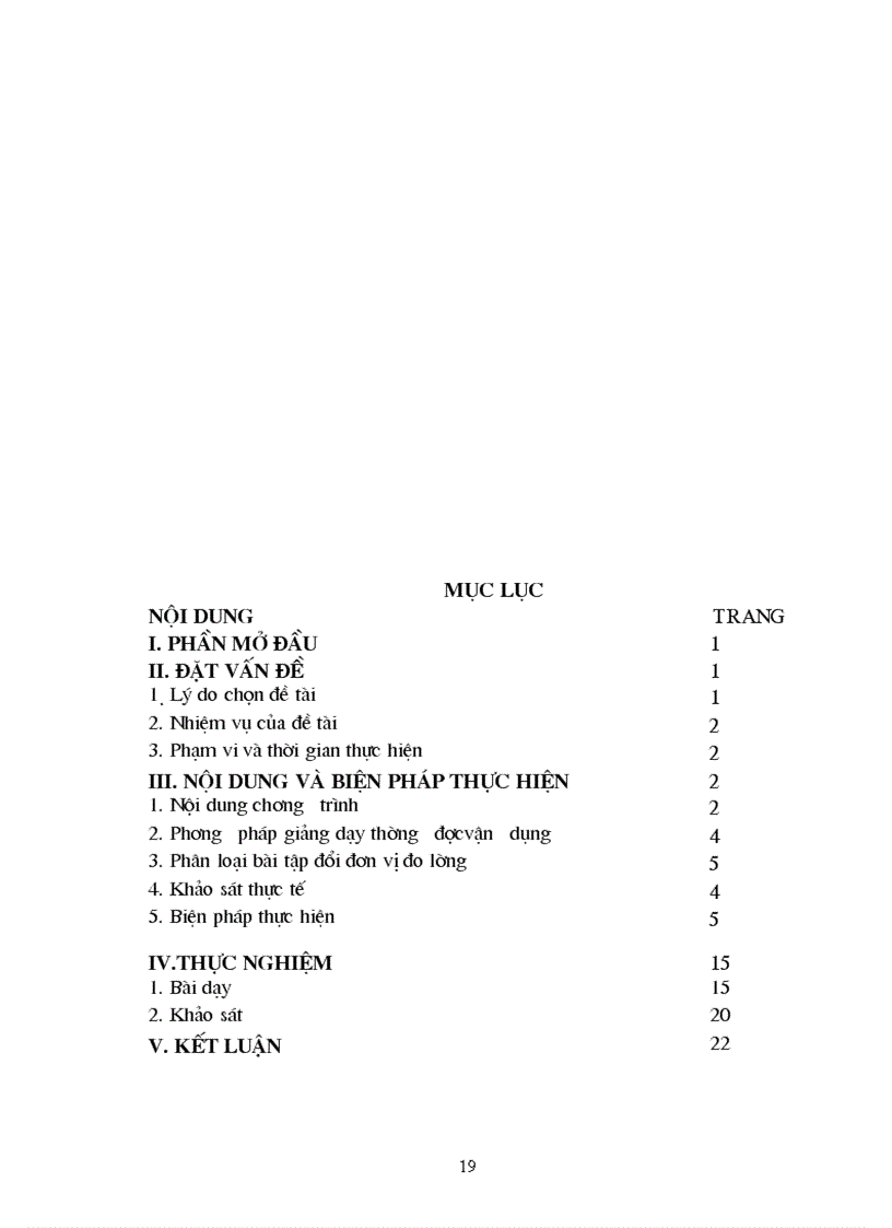 image for page Đề tài Rèn kỹ năng đổi đơn vị đo lường cho học sinh lớp 5