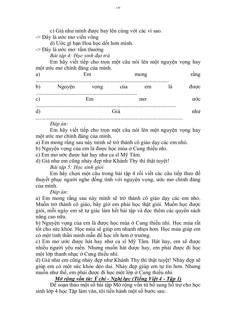 image for page Tiếng việt 4 Dạy mở rộng vốn từ lớp 4 để hỗ trợ tập làm văn