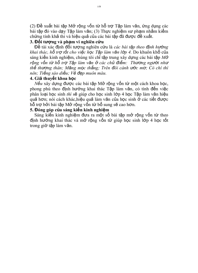 image for page Tiếng việt 4 Dạy mở rộng vốn từ lớp 4 để hỗ trợ tập làm văn