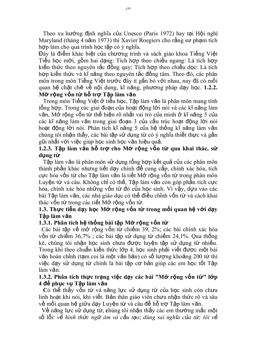 image for page Tiếng việt 4 Dạy mở rộng vốn từ lớp 4 để hỗ trợ tập làm văn