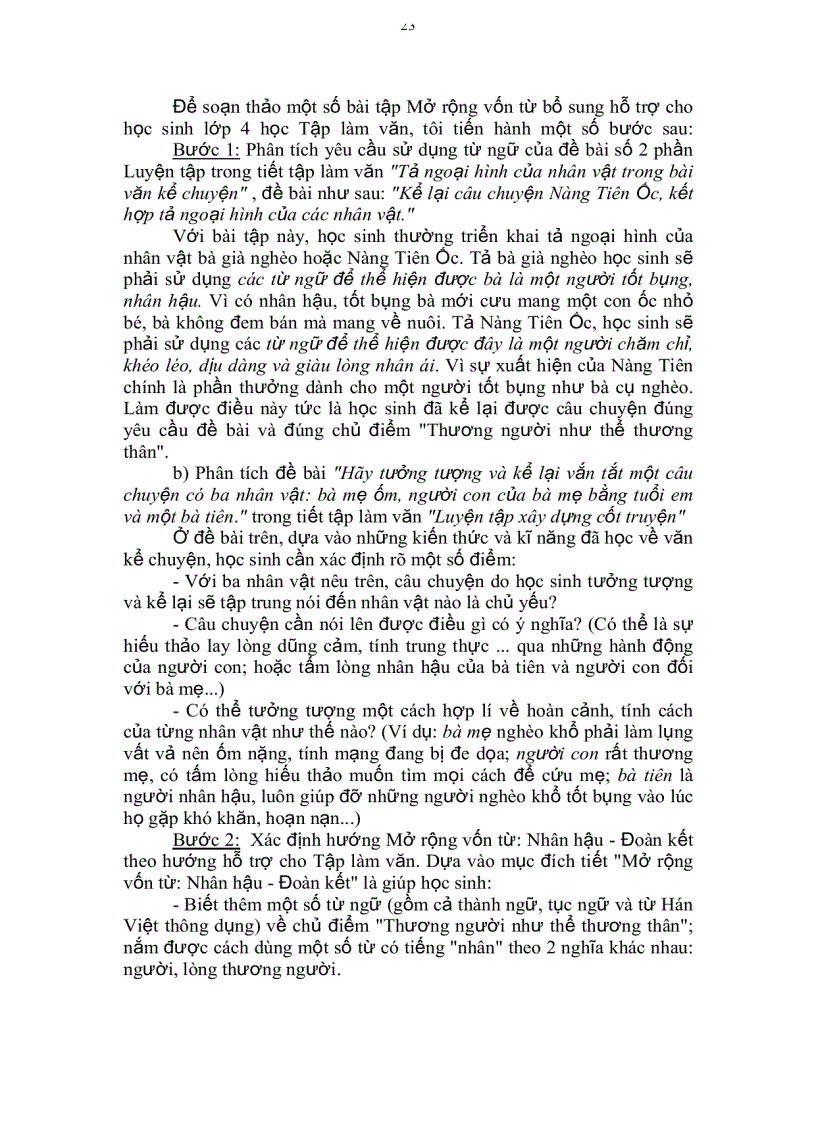 image for page Tiếng việt 4 Dạy mở rộng vốn từ lớp 4 để hỗ trợ tập làm văn