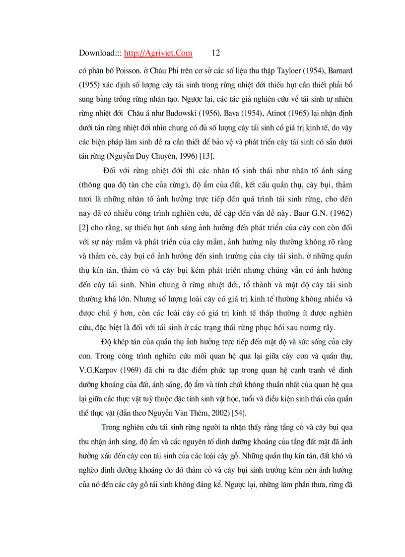 image for page Đặc điểm tái sinh dưới tán rừng trồng