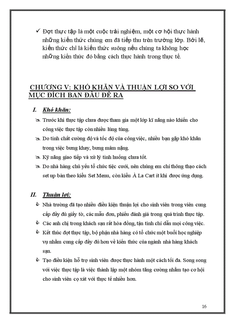 image for page Thực tập tại Khách sạn Kỳ Hòa