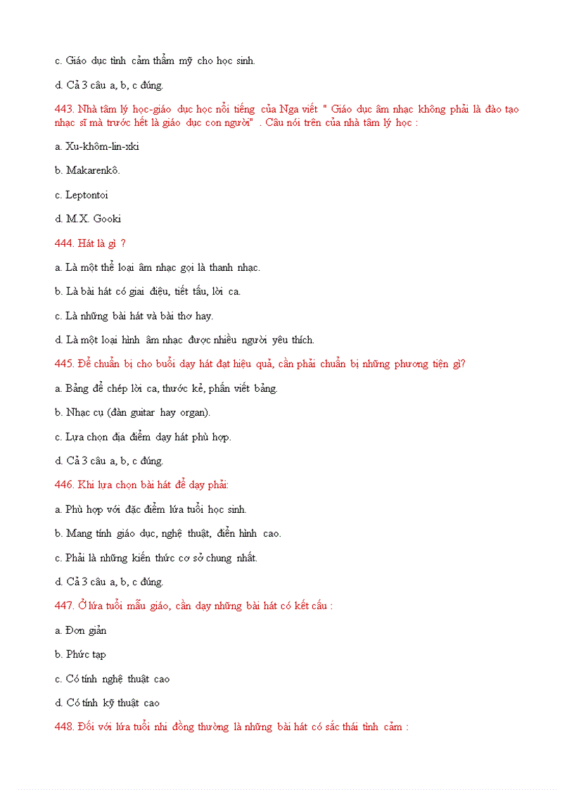 image for page 500 câu hỏi trắc nghiệm kiến thức p9