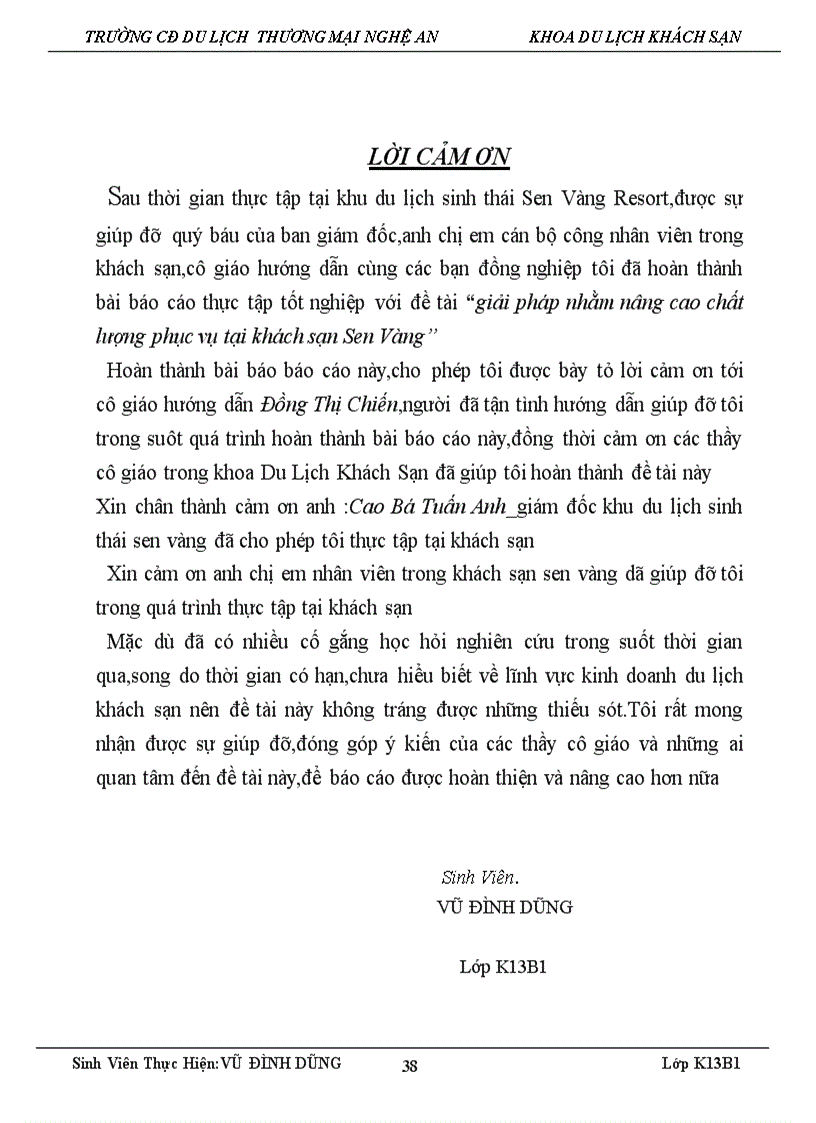 image for page Giải pháp nhằm nâng cao chất lượng phục vụ tại khách sạn sen vàng