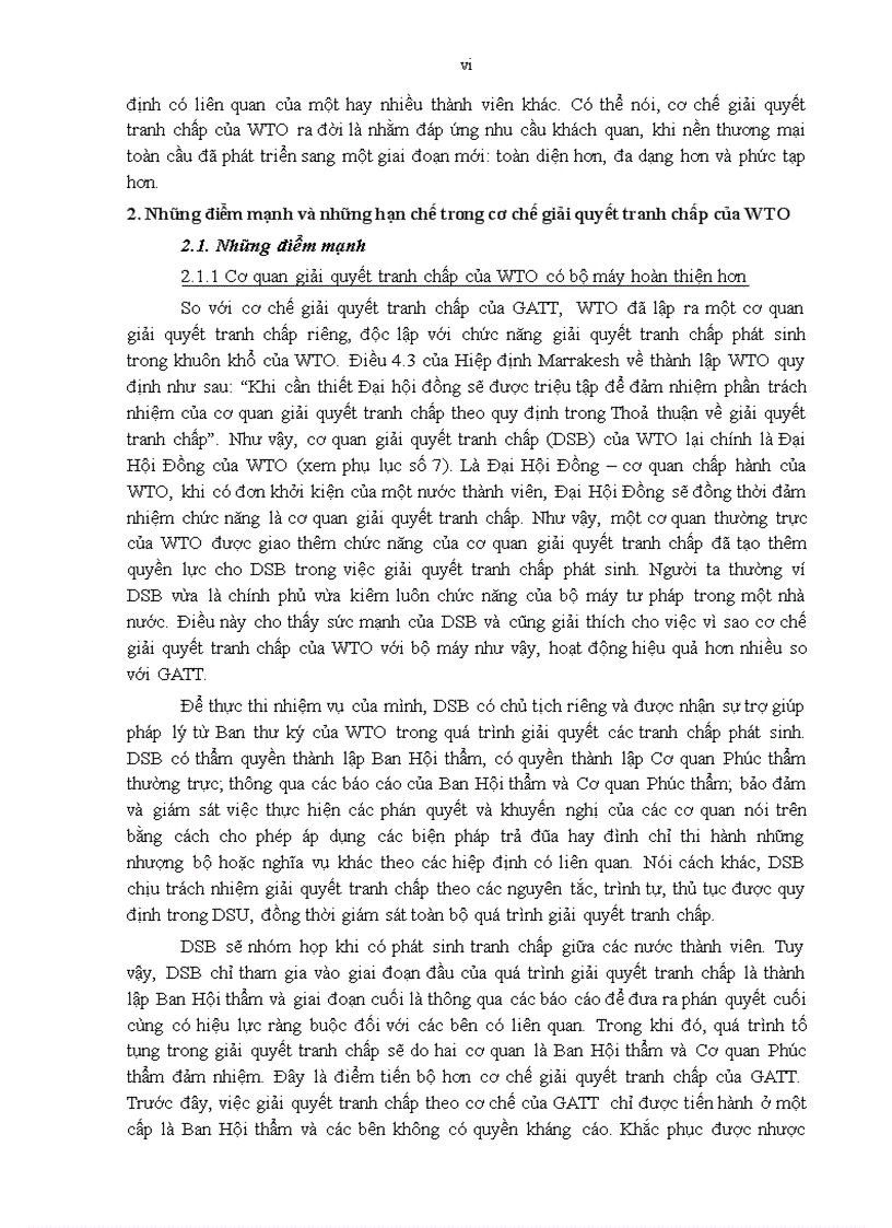 image for page Vận dụng cơ chế giải quyết tranh chấp của WTO đối với Việt Nam trong việc giải quyết tranh chấp về thương mại hàng dệt may