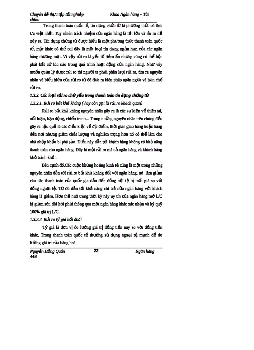 image for page Hạn chế rủi ro thanh toán quốc tế theo phương thức tín dụng chứng từ tại chi nhánh ngân hàng công thương Hoàn Kiếm