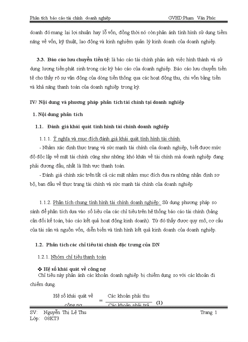 image for page Phân tích báo cáo tài chính tại công ty cổ phần Kềm Nghĩa