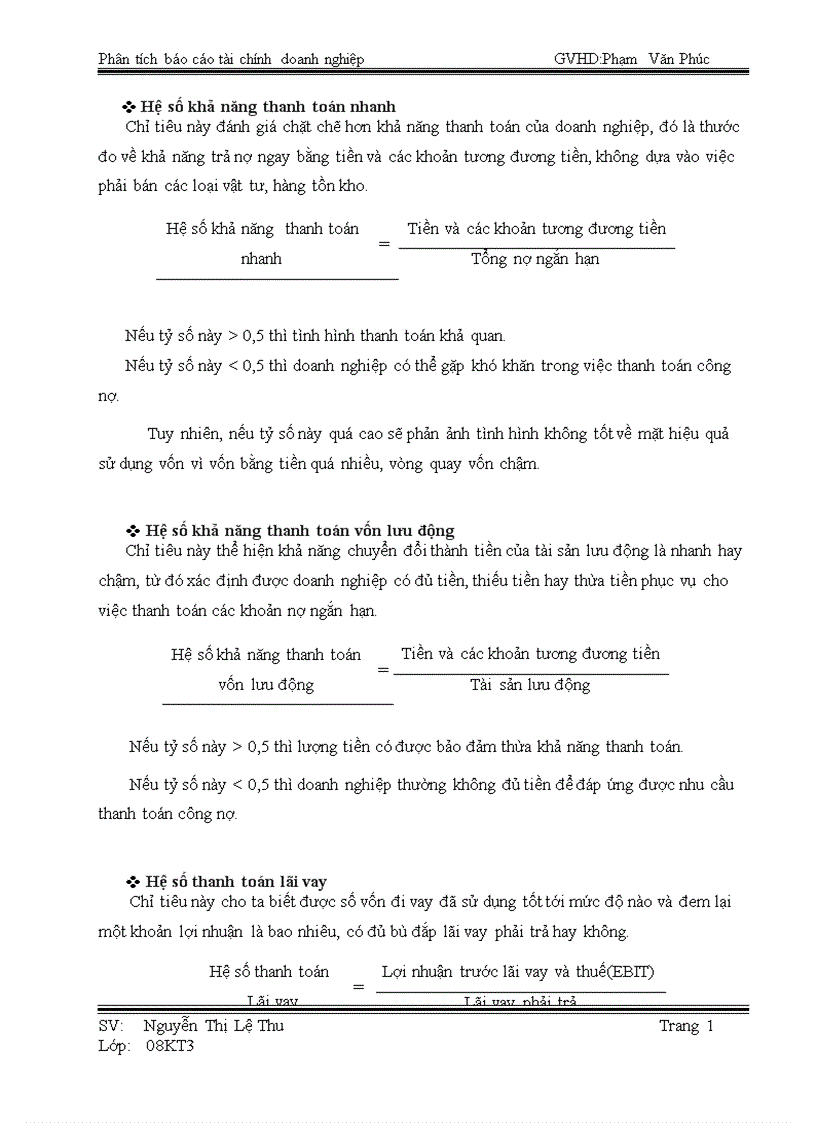 image for page Phân tích báo cáo tài chính tại công ty cổ phần Kềm Nghĩa