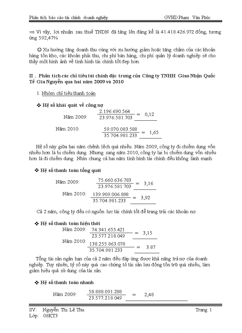 image for page Phân tích báo cáo tài chính tại công ty cổ phần Kềm Nghĩa