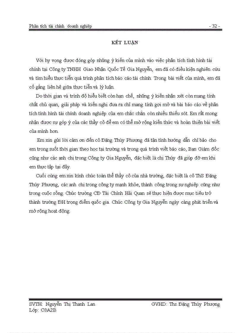 image for page Phân tích báo cáo tài chính tại công ty cổ phần Kềm Nghĩa