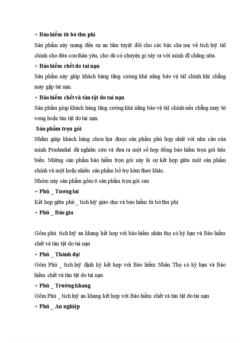 image for page Tìm hiểu một số chính sách Mareting của công ty TNHH Prudential Việt Nam