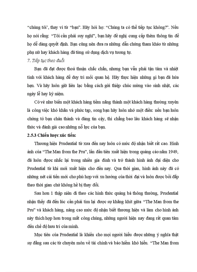 image for page Tìm hiểu một số chính sách Mareting của công ty TNHH Prudential Việt Nam