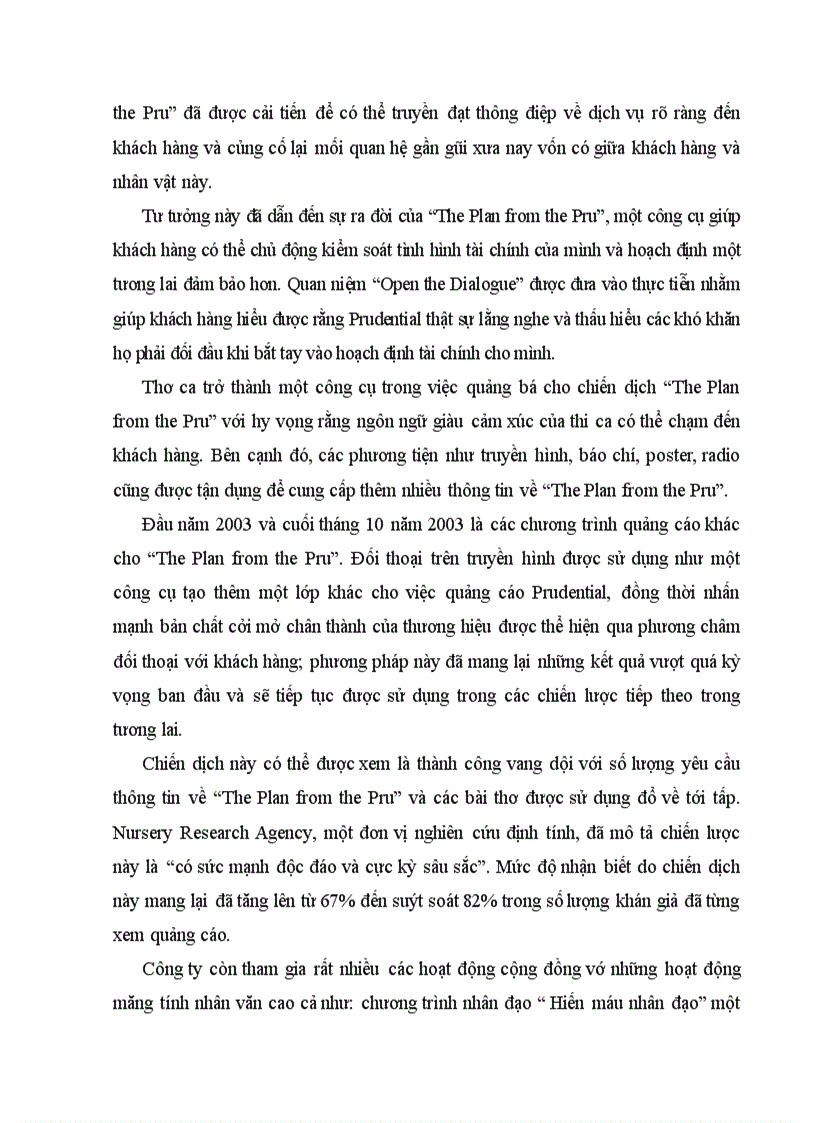 image for page Tìm hiểu một số chính sách Mareting của công ty TNHH Prudential Việt Nam