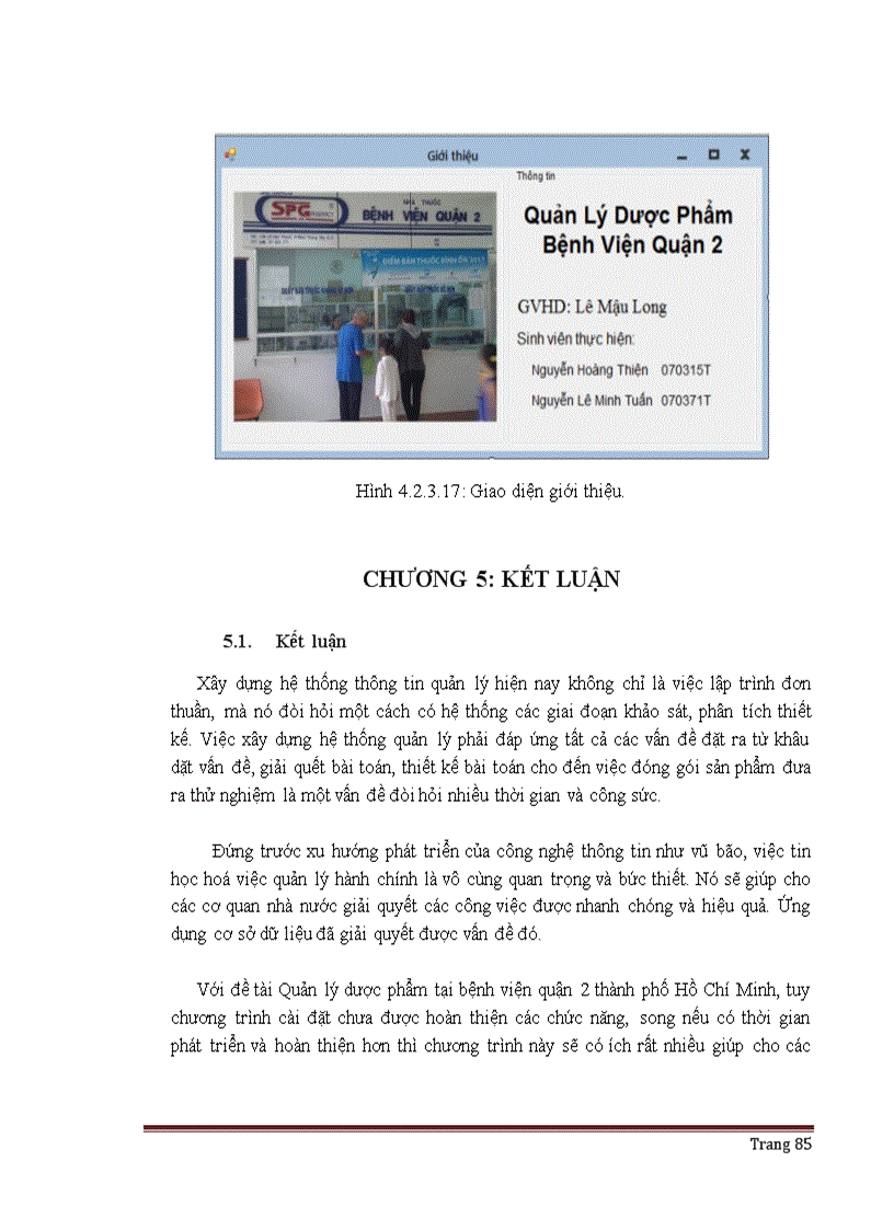 image for page Hệ thống quản lý dược phẩm bệnh viện quận 2 thành phố hồ chí minh