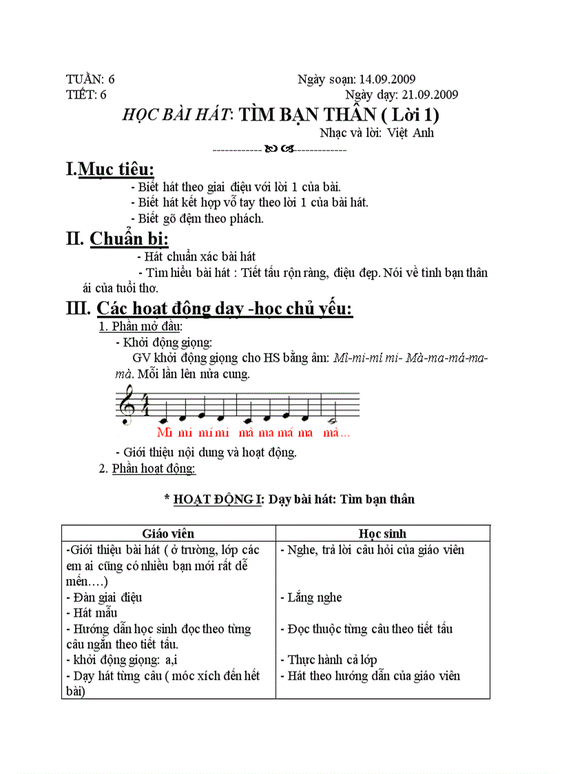 image for page Học bài hát Tìm bạn thân