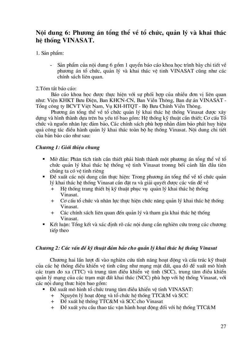 image for page Nghiên cứu cấu trúc hệ thống viễn thông mặt đất để sử dụng hiệu quả vệ tinh vinasat 1