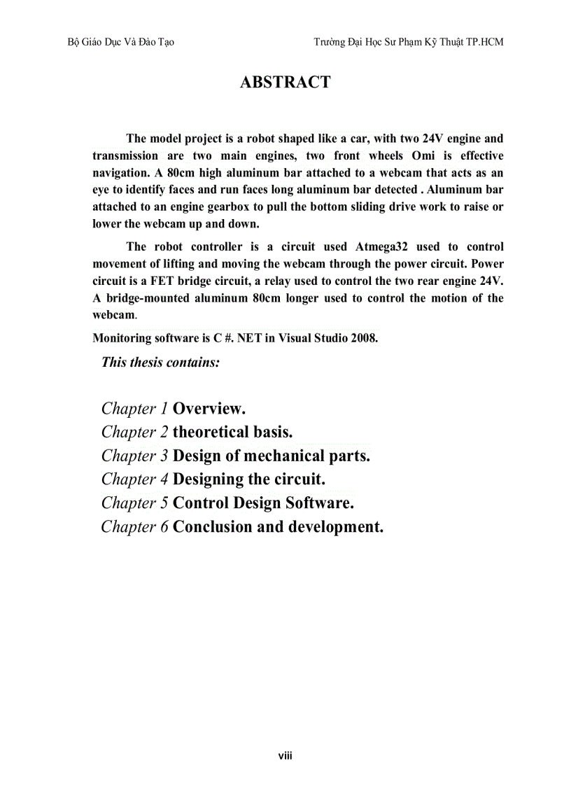 image for page Lập Trình Thiết Kế Robot Nhận Diện Mặt Người Và Bám Đối Tượng