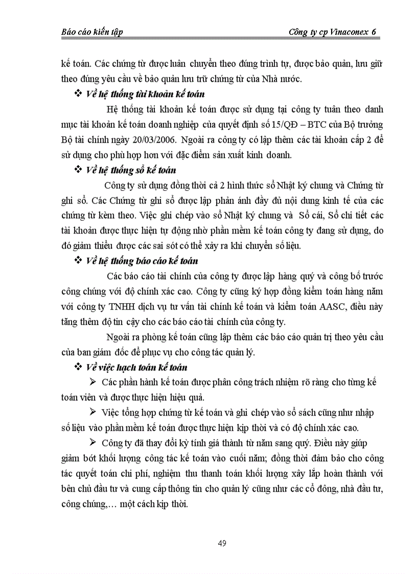 image for page Thực trạng tổ chức hạch toán kế toán tại công ty cổ phần vinaconex 6