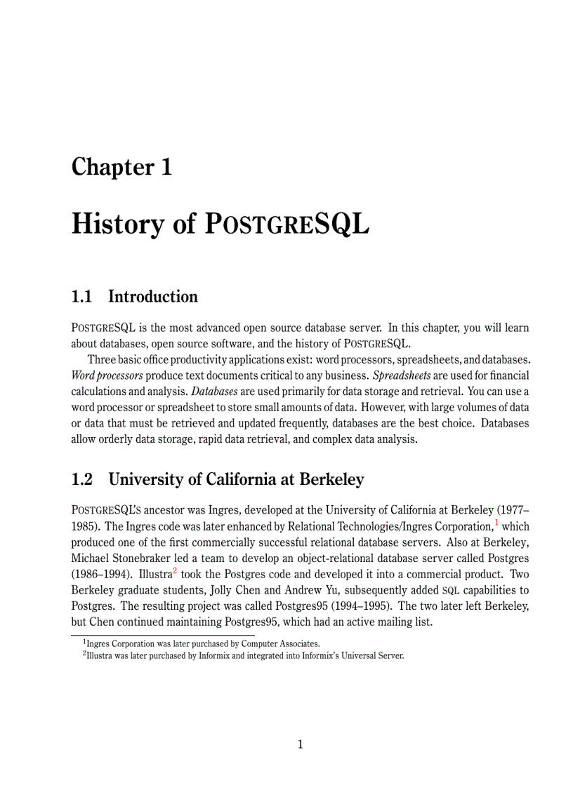 image for page Postgre sql introduction and concepts