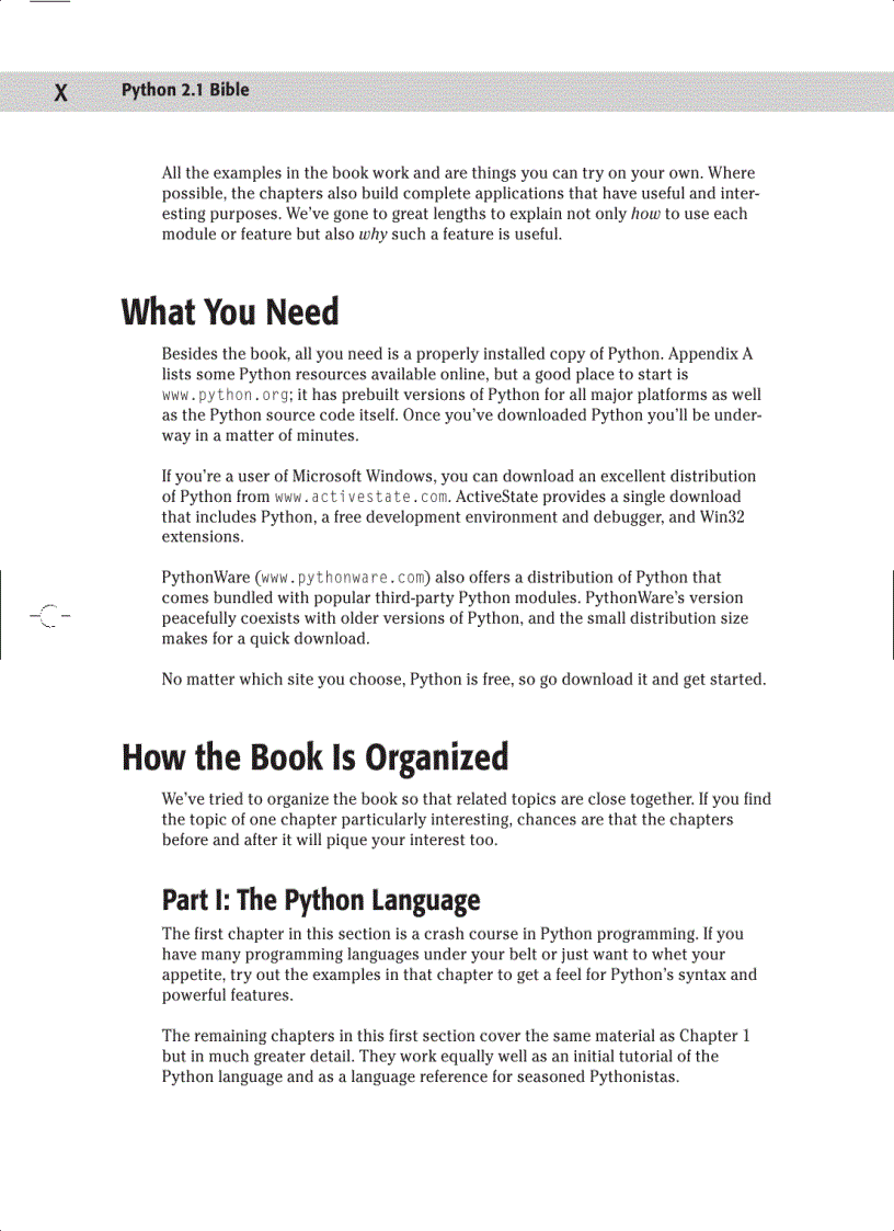 image for page Python 2 1 bible