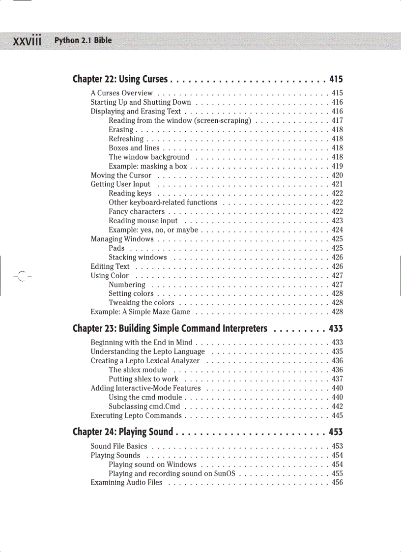 image for page Python 2 1 bible