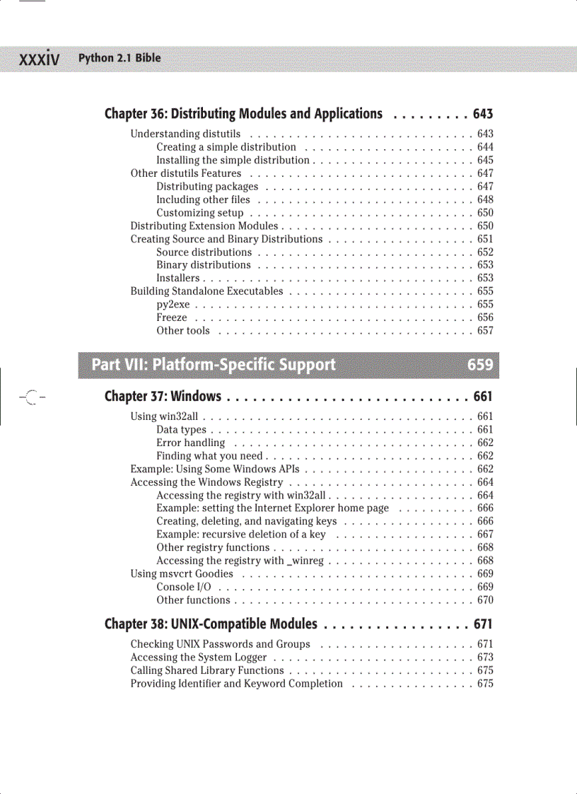 image for page Python 2 1 bible