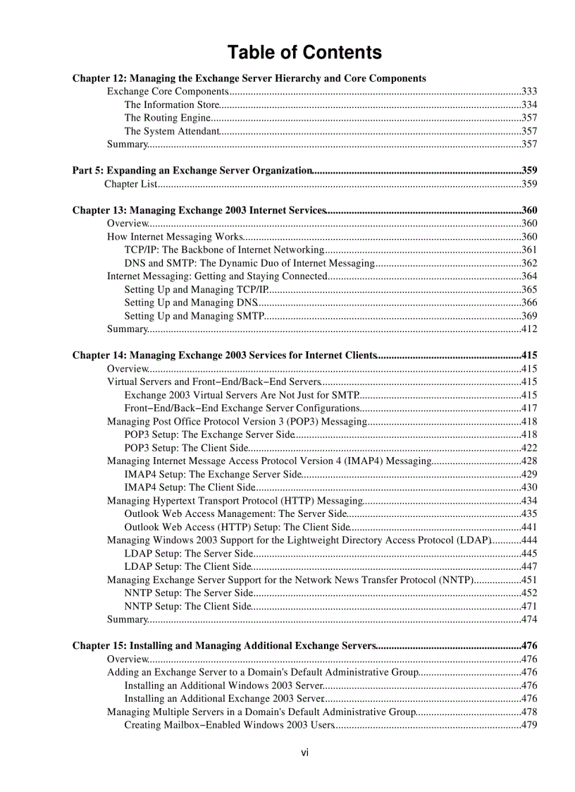 image for page Microsoft exchange server 2003