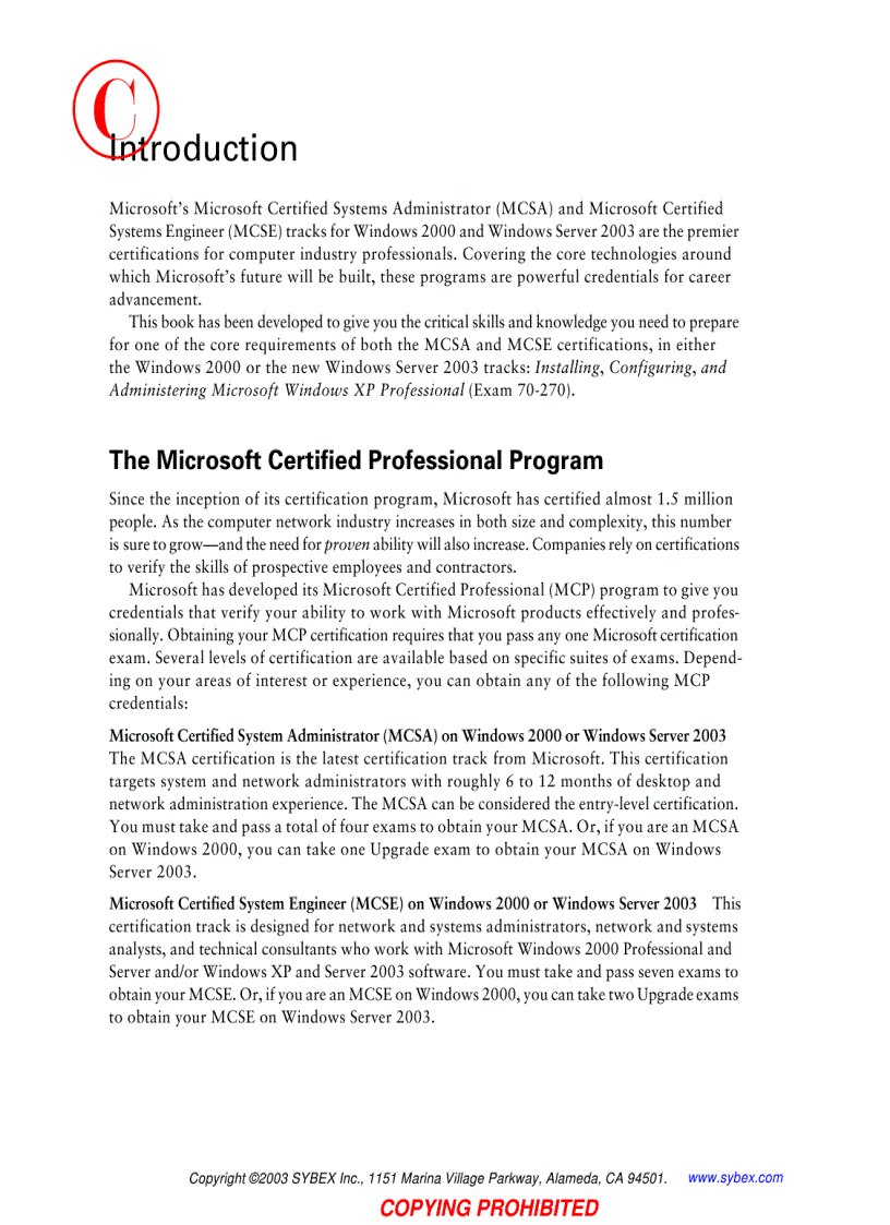 image for page Windows xp professional study guide