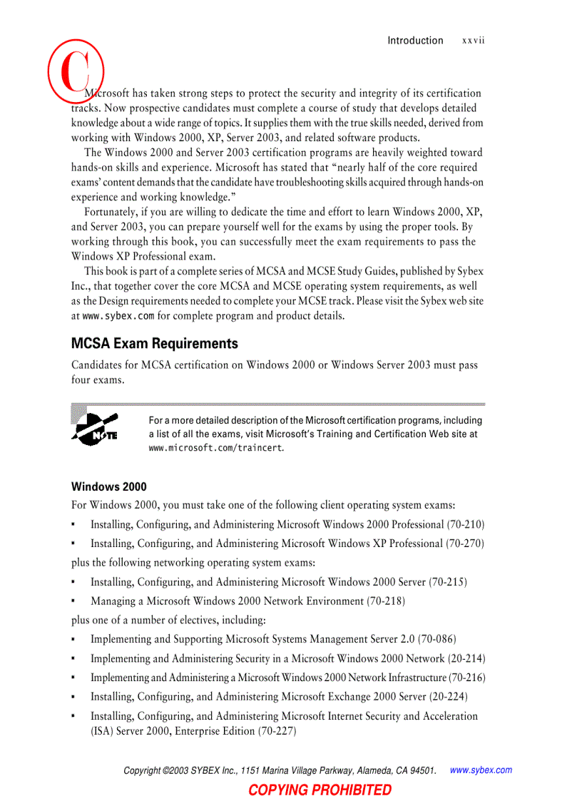 image for page Windows xp professional study guide